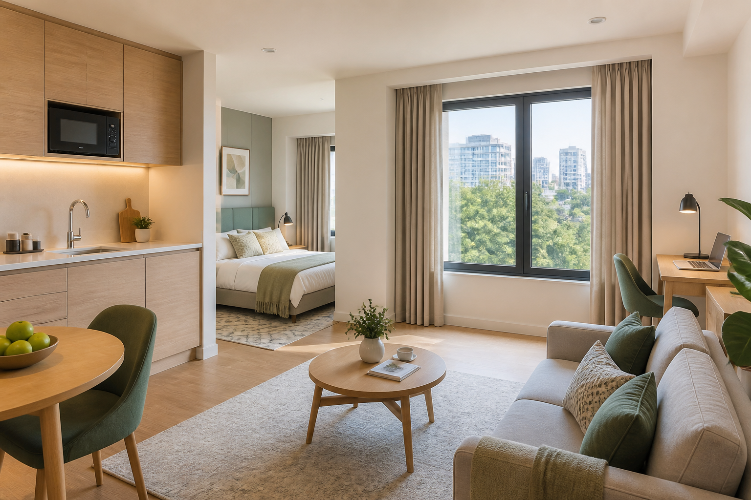 Modernes Serviced Apartment